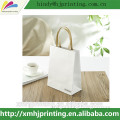 customized paper bag with handle white kraft paper bag